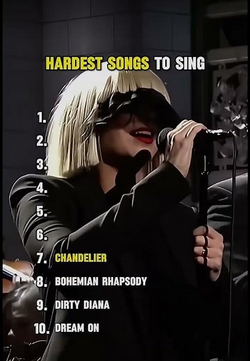 Top 10 Hardest Songs to Sing! #music #top10 #rocksongs #popularsong