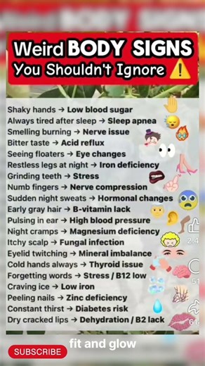 These Weird Body Signs Are Trying to Tell You Something