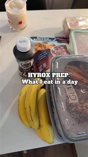 What I Eat in a Day Training for Sub 60 HYROX