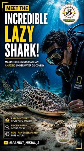 Meet the Incredible Lazy Shark! 🦈 Marine Biologists Make an Amazing Underwater Discovery shark