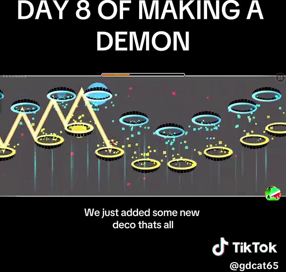 Space Invaders Geometry Dash Demon Layout