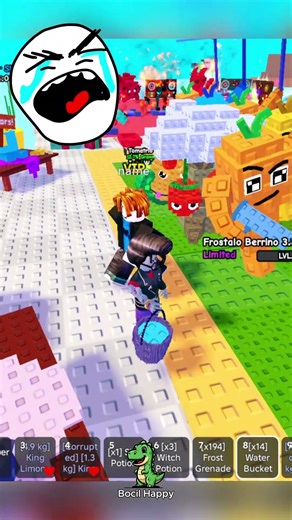 GAGAL JADI TITAN! Mr Carrot PAKAI Witch Potion & Size Potion 😱 #roblox #plantsvsbrainrots