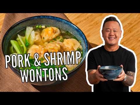 How to Make Jet Tila's Pork & Shrimp Wontons and Wonton Soup 🍲 | Ready Jet Cook | Food Network