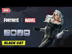 Présentation du NOUVEAU skin BLACK CAT (Marvel) sur Fortnite 🔥(Prix boutique & date de sortie)