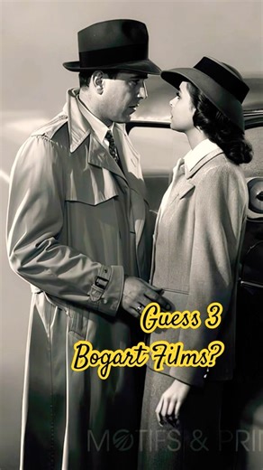 Who Can Name these 3 Top Humphrey Bogart Films? 🍿#movietrivia #hollywood