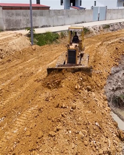 Amazing New Action! Pushing soil Into Field Build a factory Use dozer d53p Komatsu With Dump Trucks | Dozer Tv