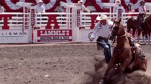 In Tie Down Roping, the cowboy and his equine partner re-create one of ranching’s oldest tasks, roping and tying an animal. Speed, skill, and finesse are key in this event. With the average time between 7-8 seconds at the Stampede, if you blink you may miss the action! Which 2017 Calgary Stampede Rodeo tie-down ropers will you be cheering the loudest for? Logan Bird – Nanton, AB Al Bouchard – Scandia, AB Trevor Brazile – Decatur, TX Marcos Costa – Parana, BRZ Tyson Durfey – Weatherord, TX Morgan