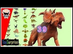100 dinosaurs for kids. Learning numbers 1 to 100 for children in English. 500 Subscribers