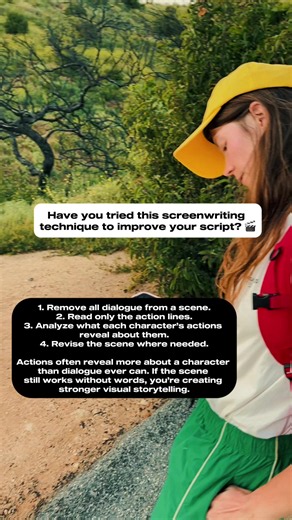 Visual Screenwriting Exercise: Show Story Without Dialogue