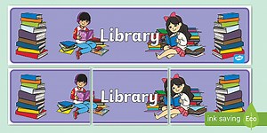 Library Role Play Display Banner