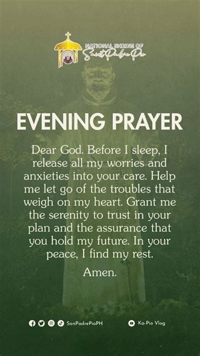 June 20, 2024 | EVENING PRAYER #sanpadrepioph #padrepioshinebatangas #faith #catholic | Parish and National Shrine of Saint Padre Pio