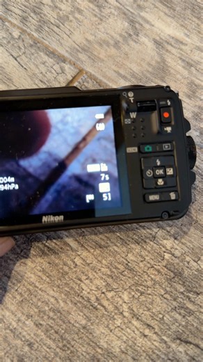 Nikon Coolpix Digital Camera Waterproof old tech