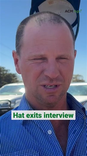 The interview with Matt Nelson was going fine until the wind had other ideas! Read the full report from the Colac feature female sale: https://www.queenslandcountrylife.com.au/story/9146686/?utm_source=Instagram&utm_medium=Reel | Queensland Country Life