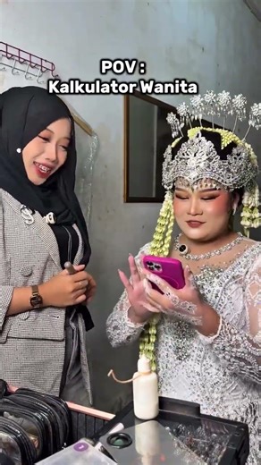 KALKULATOR WANITA 🤭🤭#shorts #riaspengantin