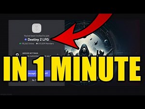 HOW to JOIN DESTINY 2 LFG DISCORD SERVER ✅PC & MOBILE✅