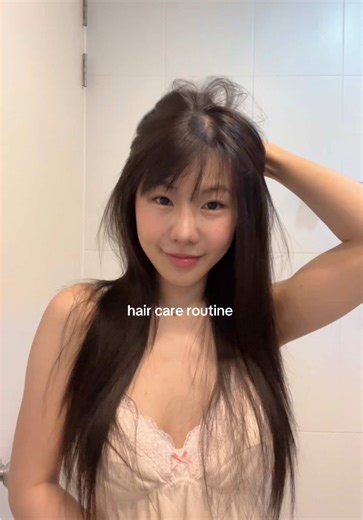สระผมจ้าติ๊กต๊อก #haircare #haircareroutine #ดูแลตัวเอง #ผมสวย #ดูแลผม