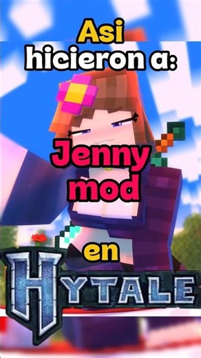 Así hicieron a JENNY MOD en HYTALE 🔥 #short #Gaming #Hytale #minecraft