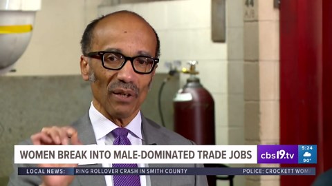 Women breaking into male-dominated trade jobs