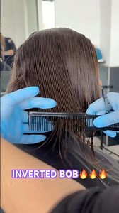 INVERTED BOB HAIRCUT: Complete Tutorial Linked Below! 🔥🔥🔥