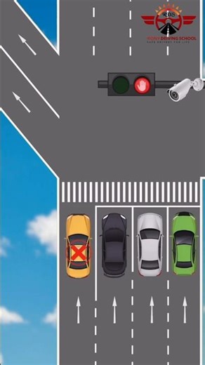 Wrong Turn & Traffic Signal Rules Explained | Learn Safe Driving in Easy Way #rds #foryou #shorts
