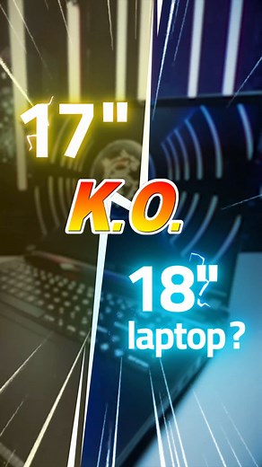 17” KO. 18” Laptop? – Raider GE78 HX 13V What kind of 17” gaming laptop can surpass the performance of an 18” flagship model? Prepare to elevate your gaming experience to new heights with the cutting-edge Raider GE78 HX! . . #MSI #Laptop | MSI Gaming | Facebook