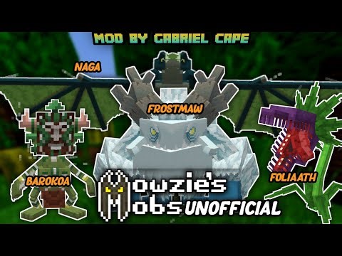 Minecraft Pe Addon - Unofficial Mowzie's Mobs Addon [Update V1.6] | Addon Mcpe Showcase