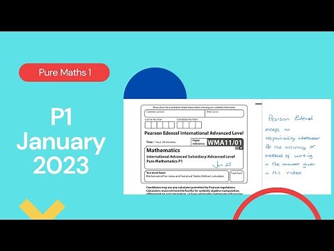 Edexcel IAL P1 January 2023 Exam Paper