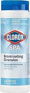 Clorox® Pool&Spa™ Spa Brominating Granules, for Low, Odor Sanitization, Restores Water Clarity in Hot Tubs and Spas, 2 lb (Pack of 1)