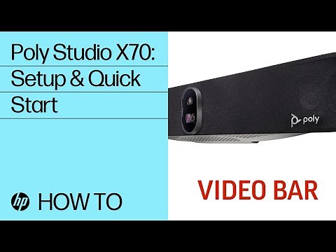 Poly Studio X70: Setup & Quick Start | HP Support