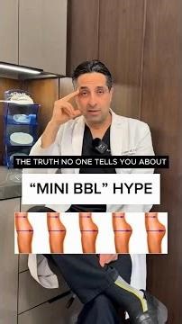 Ever heard of the mini or skinny BBL Let’s set the record straight.A Brazilian Butt Lift is NOT