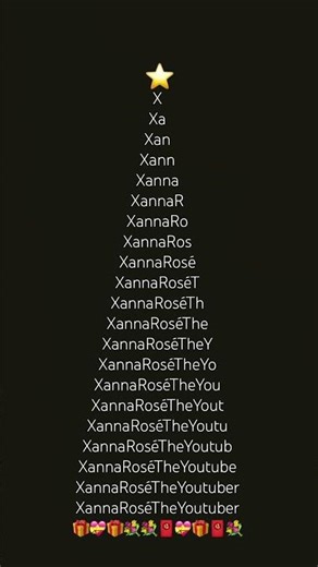 My name cristmas tree