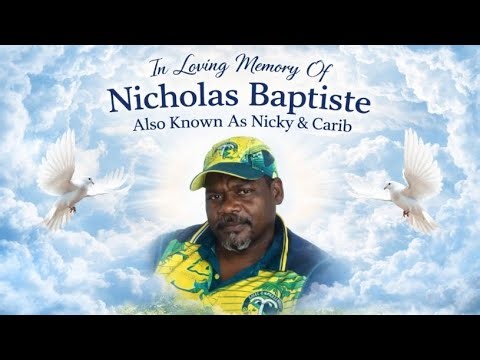 Home Going Service For Nicholas Baptiste.