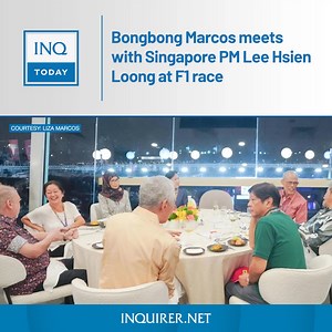 1.2K views · 54 reactions | WATCH: President Bongbong Marcos says he held a meeting with Singapore Prime Minister Lee Hsien Loong during the Formula One Singapore Grand Prix 2023. Read more: https://inq.news/Marcos-LeeHsienLoong | INQUIRER.net | Facebook