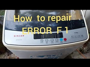 how to repair Error F 1 SINGER washing machine 10kg#videoviral #repairing #washingmachine