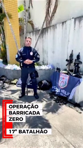 17BPM_PMERJ on Instagram: "🚨 Operação Barricada Zero - Complexo Bancários Durante a Operação Barricada Zero, guarnições do 17º BPM, Serviço Reservado, Oficiais e GAT, foram confrontadas por criminosos armados na região da Pixunas. Após o confronto, três criminosos foram presos, 02 fuzis, 02 pistolas e mais materiais a contabilizar! A ocorrência foi apresentada em distrito policial, conforme os trâmites legais. O 17º BPM segue atuando com firmeza e compromisso com a preservação de vidas e a segu