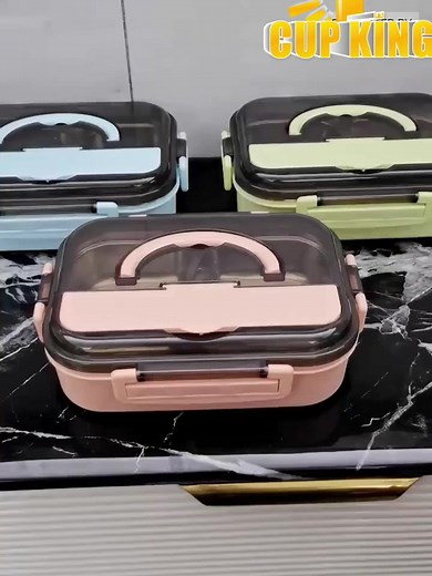 #Affordable#convenient#lunchStainless steel lunch box, high quality, durable, easy to clean, and longer heat preservation effect!