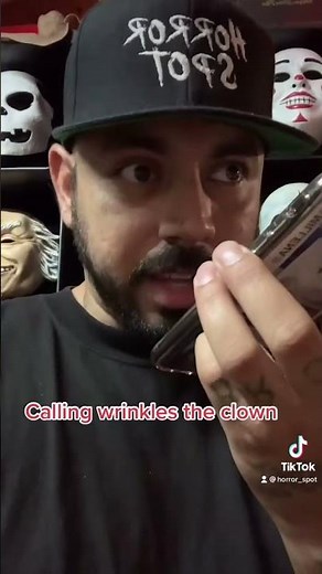 Calling wrinkles the clown