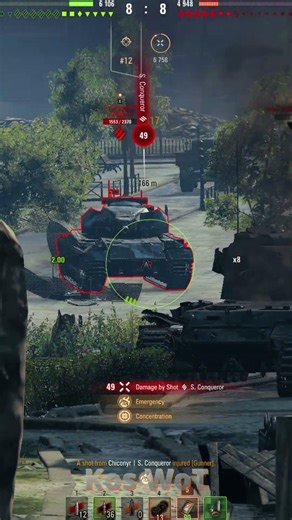 FOCH B MEGA CLIP! 💥 DRUM OF DEATH IN ACTION!#WorldOfTanks #FochB #TankShorts #WOTShorts #EpicDamage