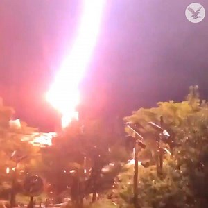 61K views · 506 reactions | Huge lightning strike captured at Disney World Florida | The Independent | Facebook