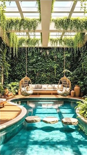Luxury Jungle Pool Transformation 😱🌴#swimmingpool #shorts #pool