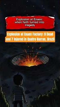 Explosion at Enaex Factory: 9 Dead and 7 Injured in Quatro Barras, Brazil. #truestory