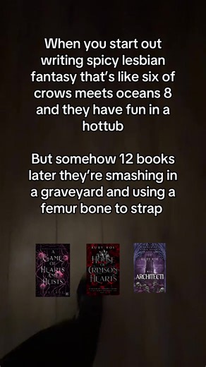 Girl Games is a complete lesbian fantasy romance series. They’re interconnected standalones, so technically you can read out of order, but it will spoil subplots for you so I recommend the following reading order: Bk1: A Game of Hearts and Heists Bk0: A Game of Love and Hate Bk2: A Game of Romance and Ruin Bk3: A Game of Deceit and Desire Bk4: A Game of Vows and Vendettas (best read after reading the vampire series as it’s a crossover novel) Kingdom of Immortal Lovers lesbian vampire romance tri