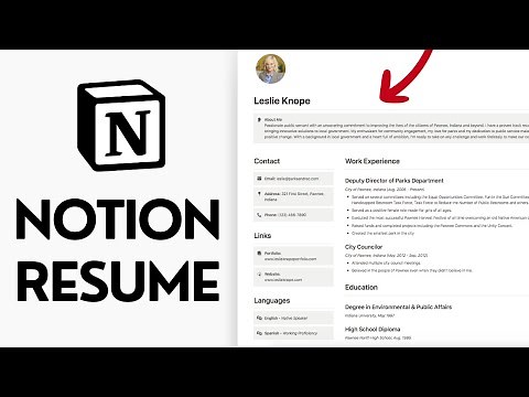 Build your Resume/CV In Notion! (Step-by-step Tutorial)