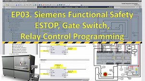 SA15. 西门子功能安全型SafetyPLC - 急停, 安全门, 继电器控制编程
