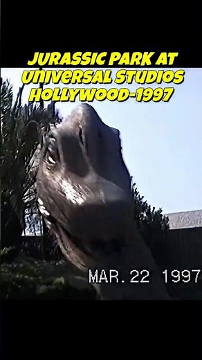 The ORIGINAL JURASSIC PARK at Universal Studios Hollywood 1997