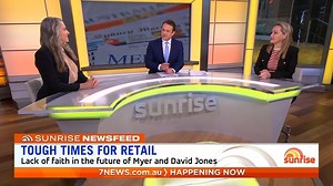 13K views · 28 reactions | Another hit for retailers David Jones and Myer as insurers refuse coverage for unpaid bills; and Twitter goes to war with Donald Trump, branding one of his tweets 'fake news'. | Sunrise | Facebook