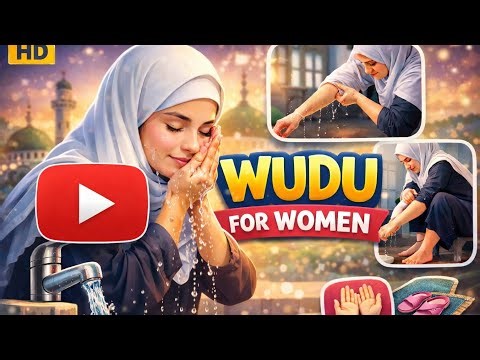 HOW TO WUDU WOMEN STEP BY STEP( WATCH TILL END)