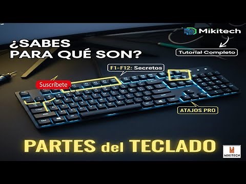 Partes del teclado, funciones de cada tecla con ejemplos.
