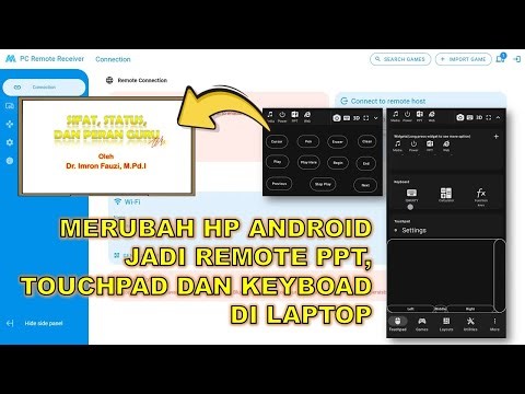 HOW TO TURN YOUR ANDROID PHONE INTO A PPT REMOTE, TOUCHPAD, AND KEYBOARD ON YOUR LAPTOP