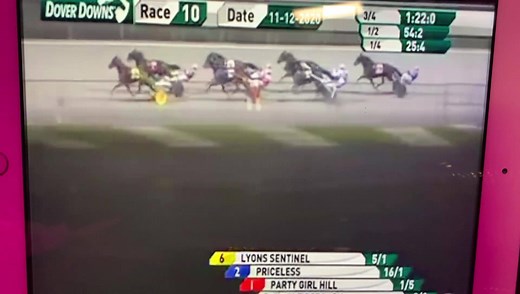 1.7K views · 32 reactions | PARTY GIRL HILL wins the Matron at Dover Downs for 3-year-old pacing fillies. Watch now! | HarnessRacing.com | Facebook